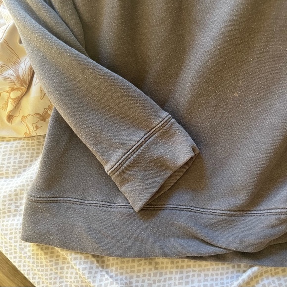 PINK crewneck sweatshirt varsity sweater logo victorias secret sweater gray grey - Picture 10 of 10